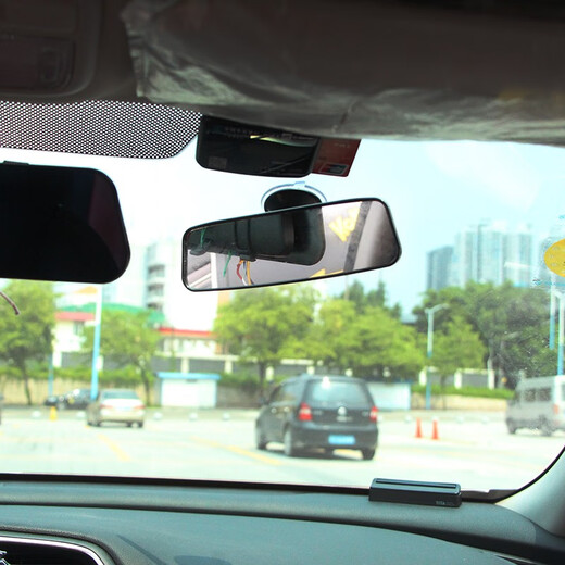 
Jerer Car Rear View Mirror Power Suction Cup Mirror Wide Angle Mirror Interior Large Field of View Plane Mirror Instructor Indoor Auxiliary Reversing Mirror SY-212 [Thin Frame]