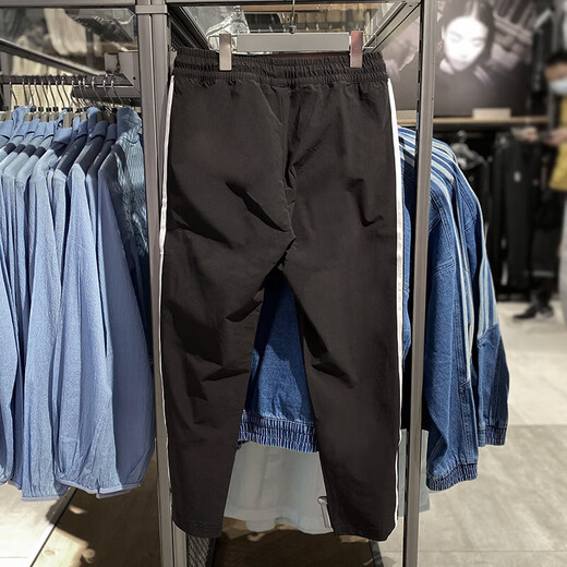 
Adidas (adidas) clover pants for women's summer new sports pants loose casual woven cropped pants GK6169 GK6169 black XXS -30