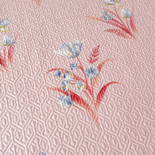 Jieliya GRACE tatami bed cover pure cotton 100% cotton bed sheet with lace clamped cotton quilted kang cover is large size thickened and non-slip K691 [other sizes can be customized] (2 meters + sag 40 cm) * 2.4 meters