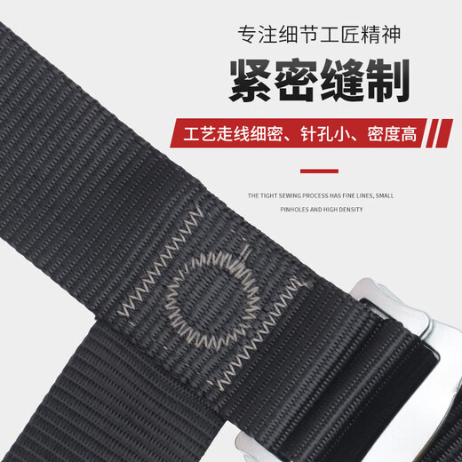 Golmud 户外 成人 高空作业 半身安全带 攀岩登山保险带  黑色AQD828