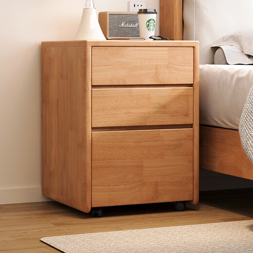 Kao nordique en bois massif armoire à coffre simple ménage petite chambre de rangement de chambre à coucher armoire 678 # couleur en bois réel