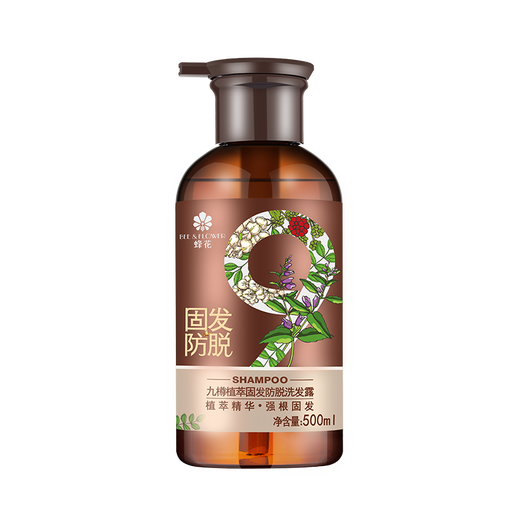 蜂花九樽植萃固发防脱洗发露植萃精华固发洗发水500ml