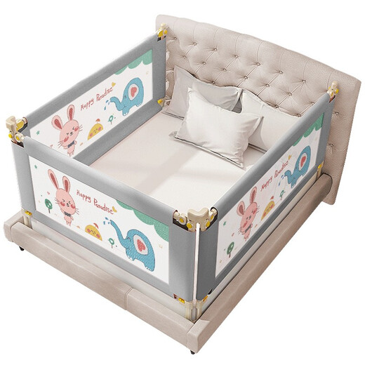 
Shangyingbao Bed guardrail bed fence baby baffle baby anti-fall and anti-clip three-sided installation bed rail vertical lifting and three-sided combination Doudouxiang 28-stage [thickened anti-slit style] Three-sided installation 1.8+2.0+2.0 meters