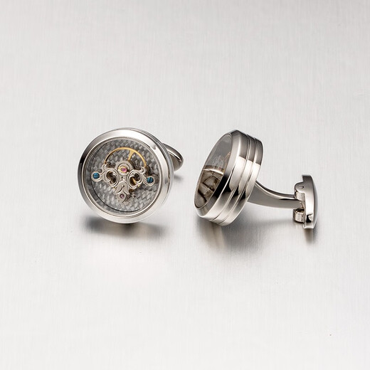 
KFLK high-end shirt cufflinks sleeve nails men's shirt business movement mechanical French cuff button nails metal Cfflinks F885 gold