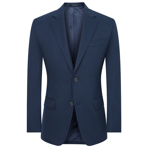 Angel Bird Business Suit (Top) Flat Lapel Straight Wool Suit Men's EBB233033U Blue Green 46B