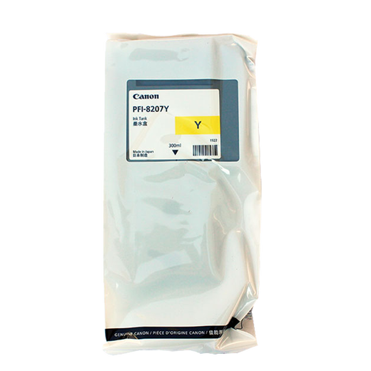 Canon original PFI-8107/8207 ink cartridge IPF671 771 681 781 786 plotter PFI-8207Y yellow 300ml