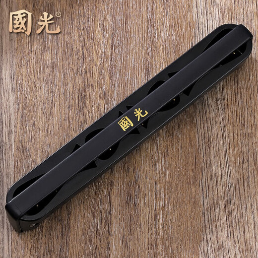 国光进口音簧国光口琴专业演奏级高端演24孔复音重音送礼初学成人c调 送礼【殿堂级】7调磨砂套装