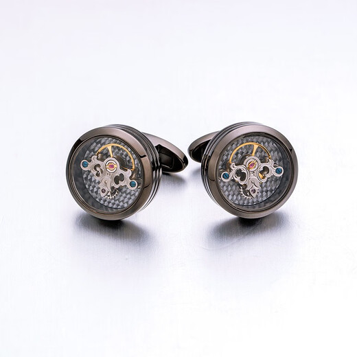 
KFLK high-end shirt cufflinks sleeve nails men's shirt business movement mechanical French cuff button nails metal Cfflinks F885 gold