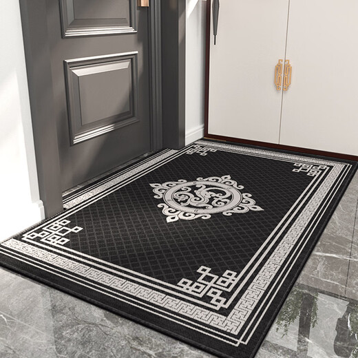 Gudie Chinese-style floor mats for entry doors, door mats, entrance doors, home washable, machine washable, Xiangyun Festive-Red, 120 160 cm, rectangular