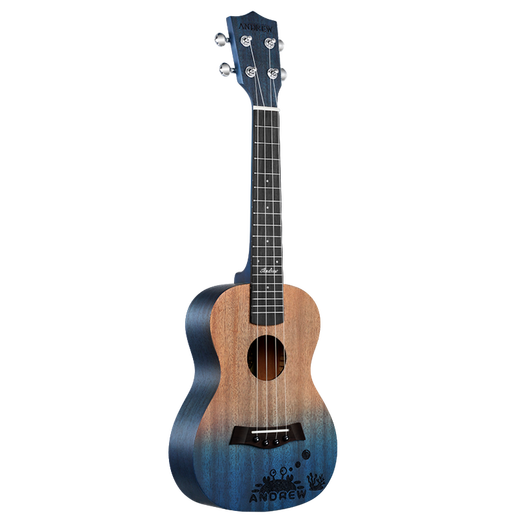 安德鲁（ANDREW）尤克里里初学入门女生款23英寸小吉他单板成人26寸乌克丽丽 【单板】23寸 经典云杉++加棉包