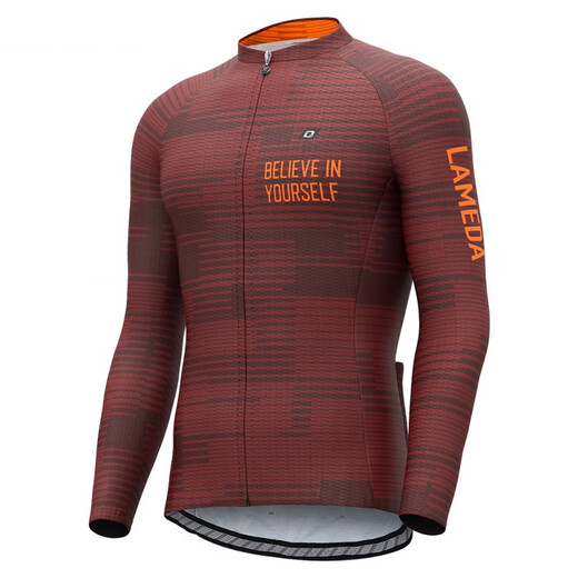 Lampada GAMMA long-sleeved spring and summer cycling jersey suit men's top road mountain bike clothing Glory Green M