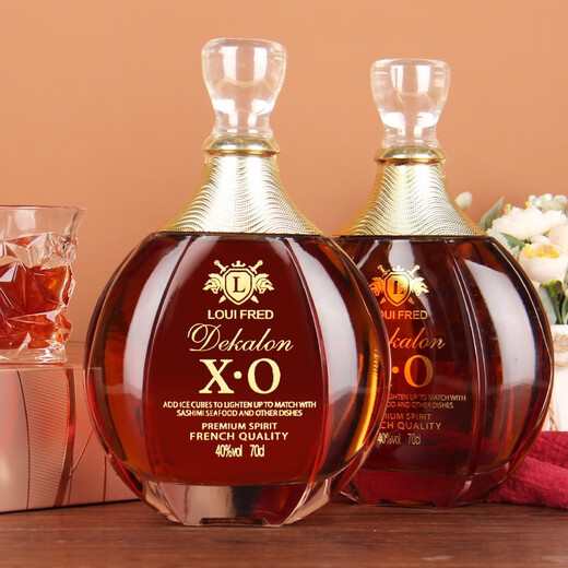 Louis Fred French Importado XO Wine XO Brandy Louis Fred Dikaren 40 grados de licores Regalo 700ml Caja de regalo individual 700ml 1 botella