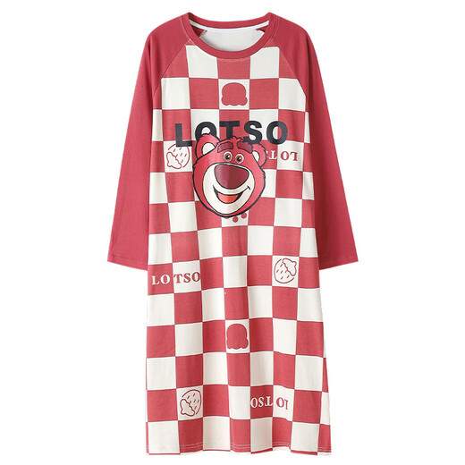 Palando 24 Herbst neues Produkt Spring- und Herbst-Langarm-Nachthemd für Frauen Herbst-Pyjamas Sommer-Heimkleidung Großgröße Student Kleid 08M16863 m