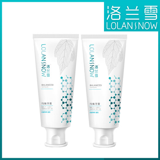 洛兰雪益生菌牙膏 均衡牙膏官方正品 络兰雪洛兰血益生茵牙育 柳州发货 薄荷香型 100g 2支