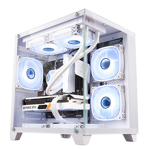 
Zhuojiang 64G memory Core i7 liter 24 core e-sports desktop computer 4060 e-sports host chicken independent display office assembly home game water-cooled computer complete set single host package two: 12 core/32G+512G/1050Ti