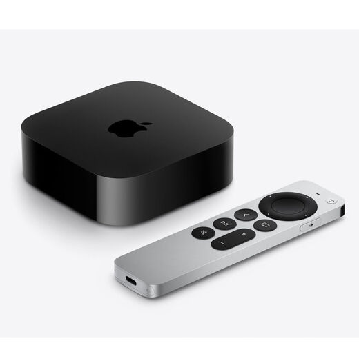 Apple TV 7. Generation 2022 Modell 4K dritte Generation TV-Box Set-Top Box Player US Version US Version 128G [Tutorials zum Senden] + HDMI-Kabel
