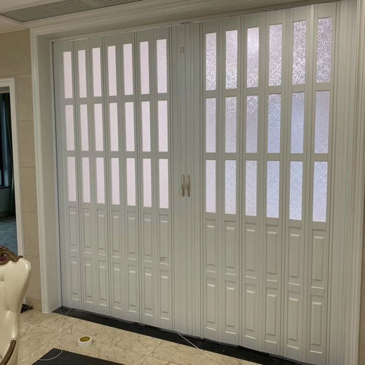 Ink Dangqing PVC folding door sliding door bathroom kitchen interior partition door balcony invisible shop telescopic bath customization 07 models