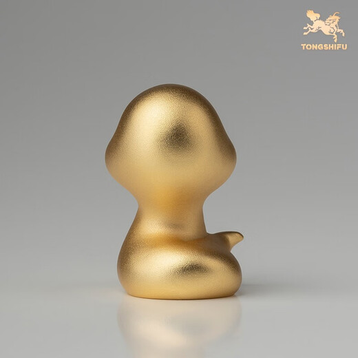 铜师傅 《金韵天成十二生肖》真金鎏镀铜摆件 家居装饰工艺品 十二生肖之蛇