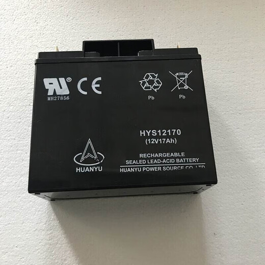 
HDZE Huanyu battery HYS12170 fire main unit 12V17AH emergency battery HUANYU battery EPS power supply