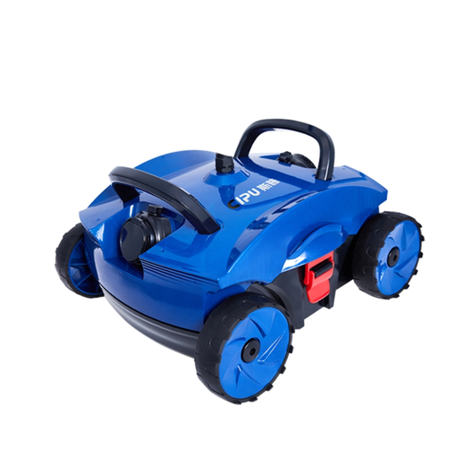 Skip Pool Fully Automatic Cleaning Robot Pool Bottom Suction Pool Cleaning Turtle Underwater Cleaning Equipment 15 Meters Upgraded Blue Model