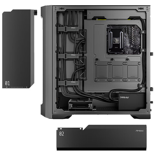 安钛克（Antec）Performance1 FT 初星 玻璃侧透 全塔机箱 Type-C 配4把PWM风扇 4090显卡