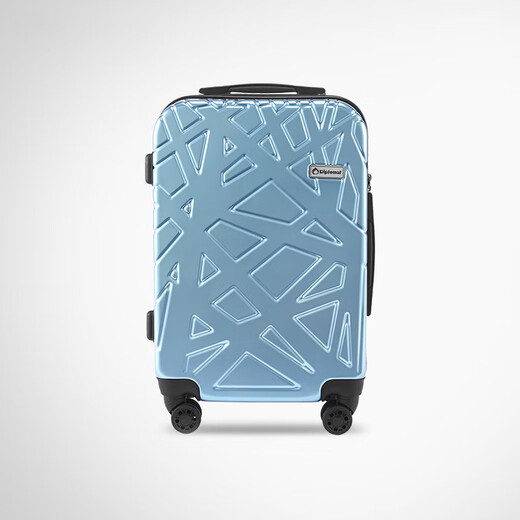 
Trolley box series men and women lightweight boarding case 20-inch 24-inch zipper type password box universal wheel frosted blue TC-687 20-inch