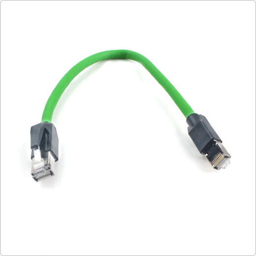 Shiyu (Siyunr) Industrial Grade Profit Super Six Dual Blobed Network Cable Gigabit Servo Ethercat Chaîne de dragage haute flexibilité SY-RJ6210 Câble réseau blindé à double blindage vert 1 mètre