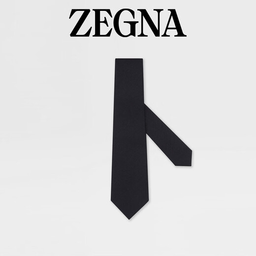 Zegna accessories black mulberry silk tie black