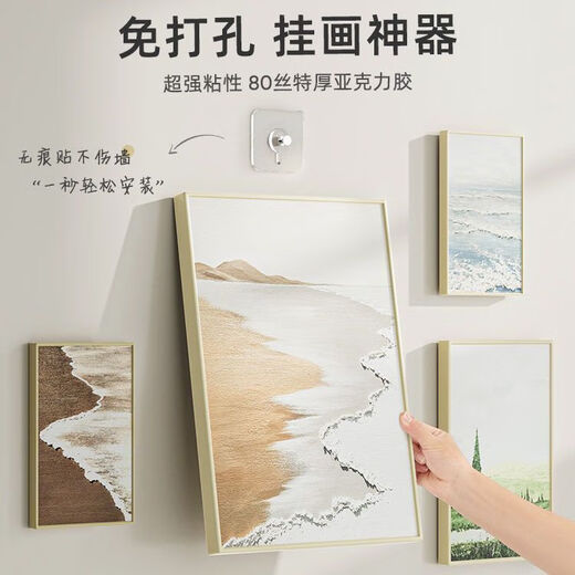 Foto Wand hängende Artefakt Latexfarbe Lackwand ohne Loch Stanze und Hangmalerei leistungsstarke tragende tragende unsichtbare Haken Fotorahmen Hochzeitskleid verdickte Fotorahmen direkt an der Wand 10 Löcher ohne Lochstanz ohne elektrische Bohrhersteller Spezielle Konzessionen 9854