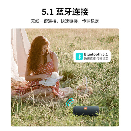 JBL FLIP ESSENTIAL 2 旗舰款二代 蓝牙音箱 户外便携音响 防水设计 桌面低音炮 毕业礼物 炫酷黑