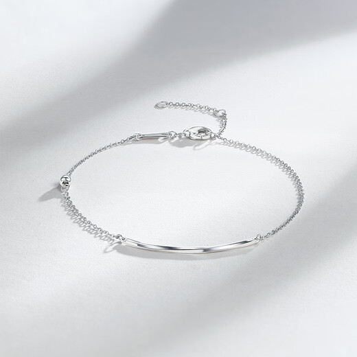 Saturday Fu PT950 platinum bracelet for women SMILE B0710962 about 1.39g 16+3cm birthday gift
