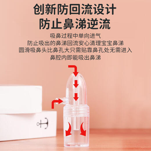 Zhimushi nasal aspirator for babies to clean boogers, children's nasal congestion tool for newborns, Zhimushi manual nasal aspirator