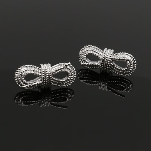 Xifei Men's Brooch Korean Style Bow Corsage Collar Pin Twist Smooth Dual Use Business Casual Suit Accessories