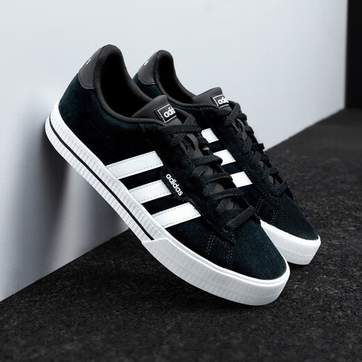 Adidas Männerschuhe Herren Frühling neuer Stil Atmungsaktivem Modekleidung-resistente Leinwand Low Top Wear-Resistant Casual Sports Schuhe AW3889/Canvas Style/White 39