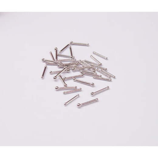 Lotus Pt950 platinum small earrings, round balls, versatile platinum ear sticks, invisible for students at work, PT950 ear sticks 0.15g, small and large heads, single