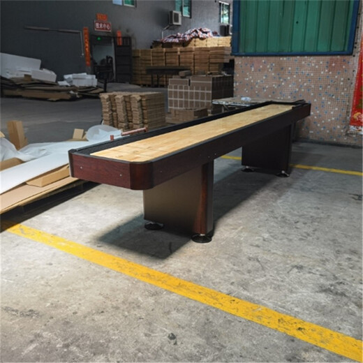 Yuanxingkong solid wood sand ball table standard sand ball table pitching table home fitness equipment table throwing luxury sand ball table 12 feet 3.6 meters luxury model complete set - walnut color