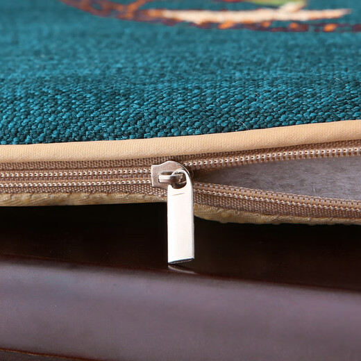 Lanshu ancient rhyme modern Chinese chair cushion cushion embroidered dining chair cushion non-slip tea chair washer chair cushion winter cushion can be customized light gray medium size 42X45cm