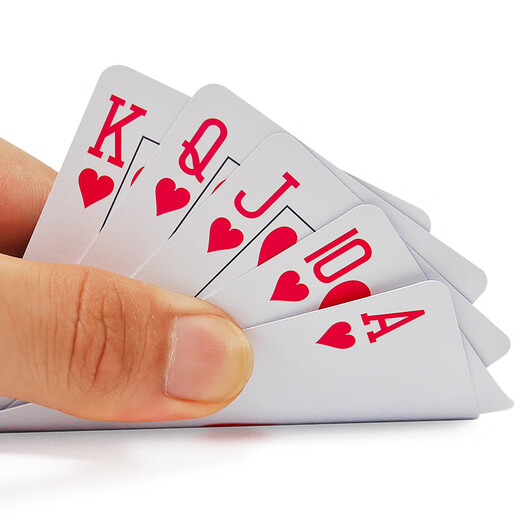 
GYT plastic playing cards waterproof double-sided matte washable PVC bridge 21 point poker stud 688 blue (1 piece 6 pairs)