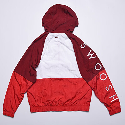 Nike (NIKE) men's jacket autumn sportswear woven hooded windproof fashion sports jacket casual top DJ0477-011 DJ0477-677/red hooded double hook L