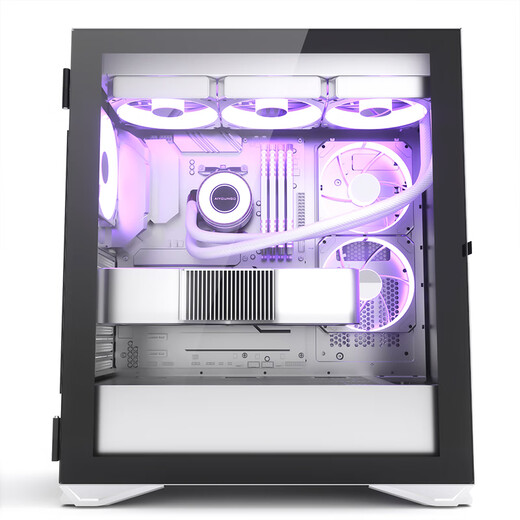 Patriot YOGO M2 PRO White Gaming Shoe Box Computer Case E-ATX/ATX Motherboard/360 Cold Row/Side Pull Tempered Glass/Horily Installed Graphics Card