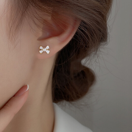 SENDME birthday gift for my wife S925 silver needle earrings, earrings, women's week earrings, fashion gift box, 9 pairs of earrings set, gift box