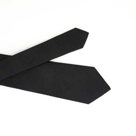 ARMANI Men's Logo Logo Printed Mulberry Silk Casual Business Tie Gift Box Gift Bag Style Black 340075 CC113 00020