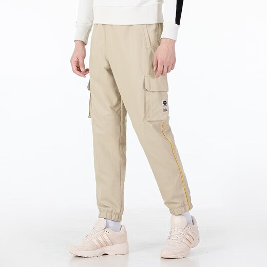 Pantalones de chándal adidas (adidas) pantalones para hombres 2025 primavera Nuevos pantalones de moda de moda de moda pantalones casuales transpirables hc9716/khaki 2xl