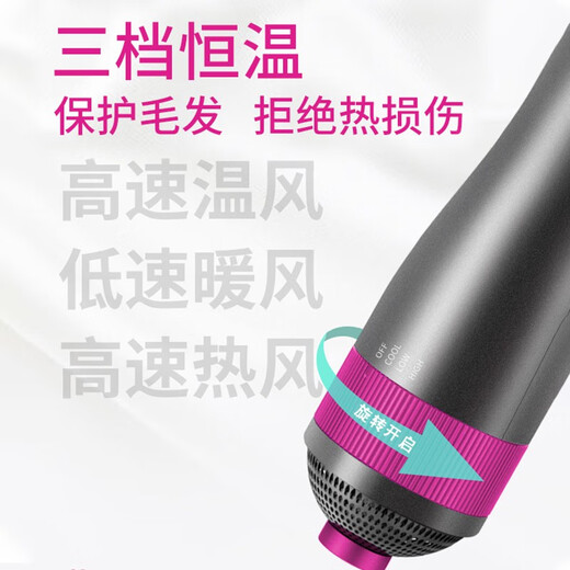 Pet Hair Dryer All-in-One for Small Dogs and Cats Teddy Bichon Dog Hair Blow-drying Artifact for Drying and Combing Black and White - Hair-pulling Fine Combing Needle (Bead Type)