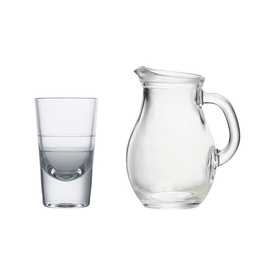 Montrachet Imported Liquor Cup Exquisite Two or Two Cup Set Glass Cup One or Two One-cup Water Bead Cup Household Wine Set Imported Striped Liquor Cup 60ML Two