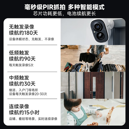 Shenmou, cámara de corredor en la puerta, monitor enchufable, succión magnética y sin agujeros, wifi inalámbrico, carga de baterías interiores domésticas, espera ultra larga, remoto de teléfono móvil de alta definición al aire libre