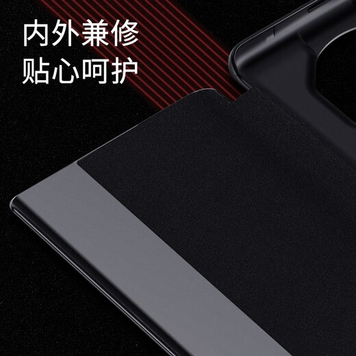 Xingbaixing Huawei Mate50 Porsche mobile phone case Mate50RS mobile phone case protective cover cover leather smart window light luxury all -inclusive