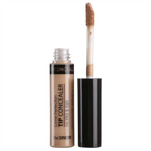 Dexian Silky Concealer Concealer Stick imported from Korea to cover dark circles, acne spots, 1.5# natural beige 6.5g