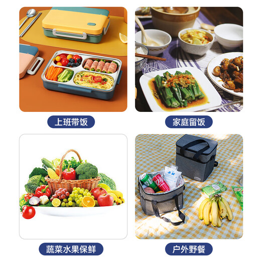 Caja de aislamiento de potencia de ling Bolsa de aislamiento bolsas de hielo bolsa de hielo paquete refrigerado almacenamiento de leche de leche materna drogas frías y frescas cáscara