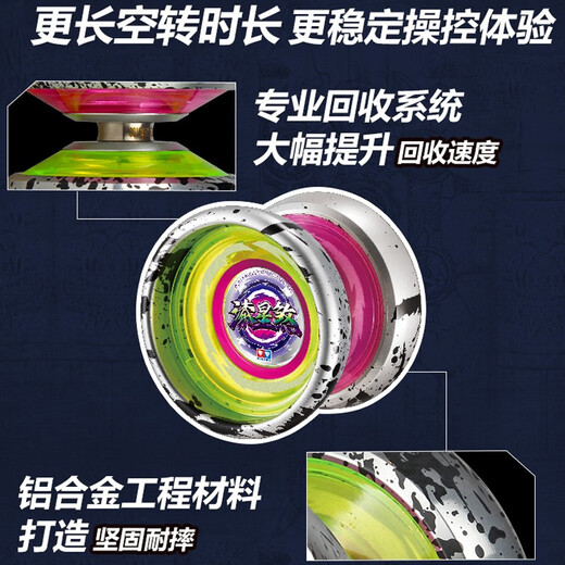 Audi Double Diamond (Auldey) Jo-Yo Audi Doppel Diamond Echte Feuerkraft junger Mann König Echtes Kinderspielzeug Yo-Yo-Spiel Special Yoyo Bälle Zwei ausgefallene Stile-Cloud Thorn + Lackstar Evil